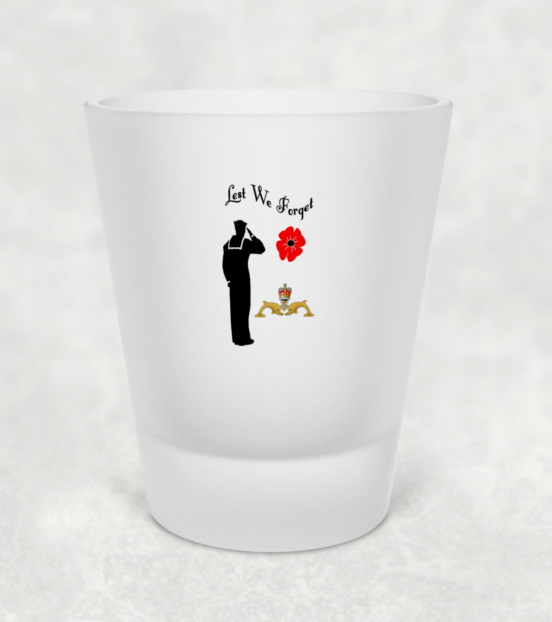 Lest We Forget - Submariner - Shot Glass