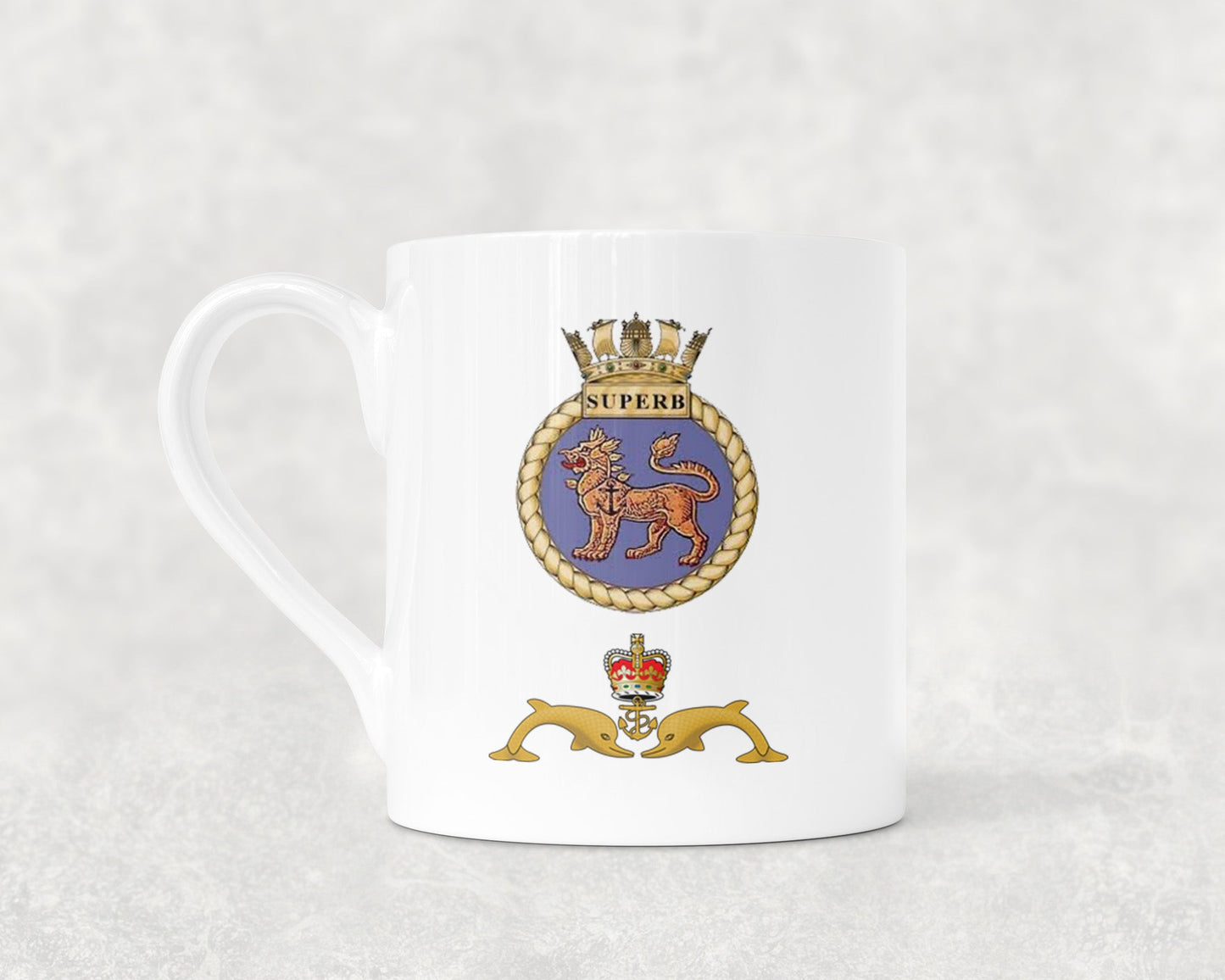 HMS Superb - Bone China Mug