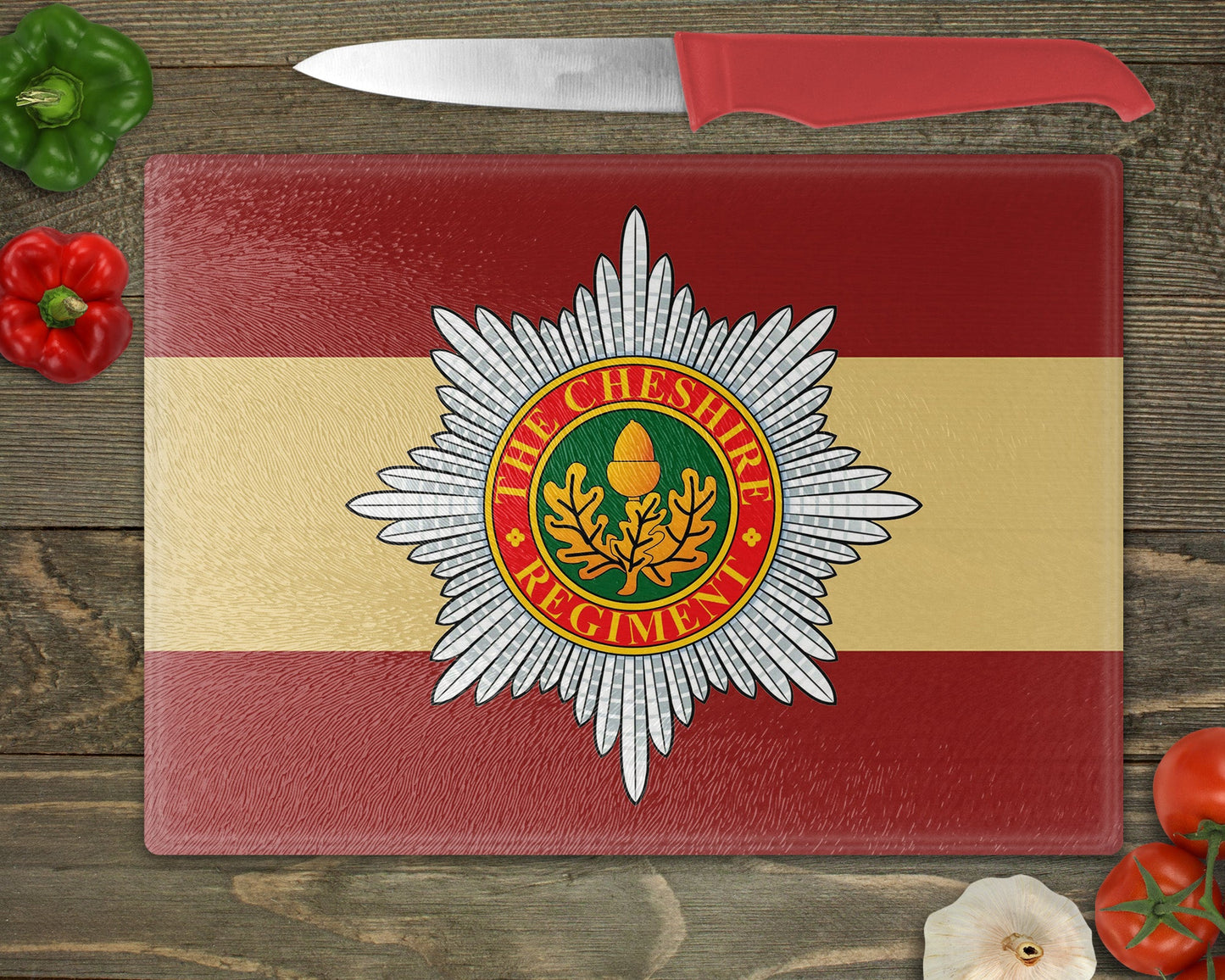 Cheshire Regiment - Cutting Board