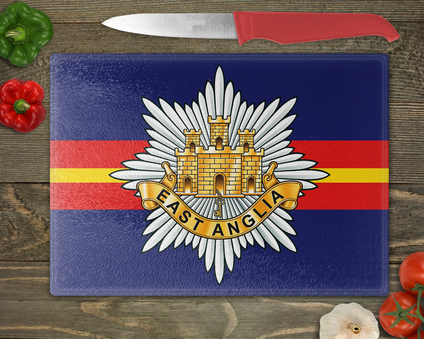 East Anglia Regiment - Cutting Board