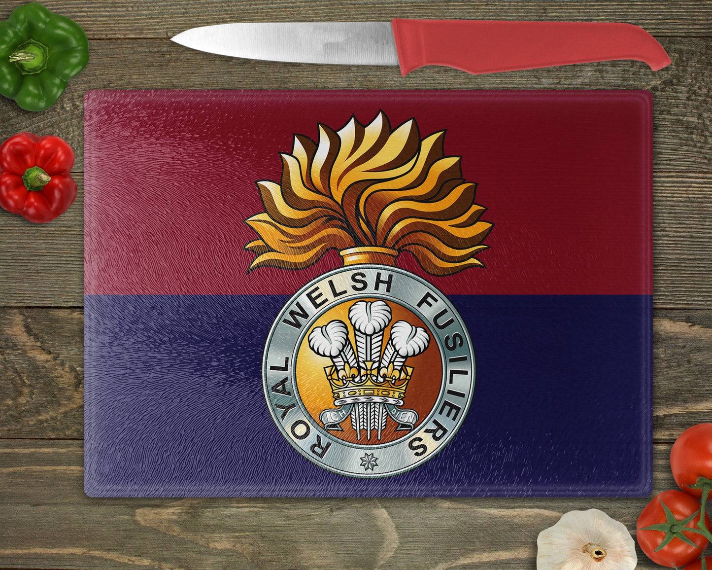 Royal Welsh Fusiliers - Cutting Board