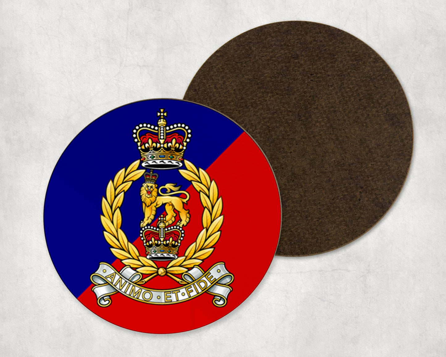 Adjutant General's Corps - Round Coaster Set