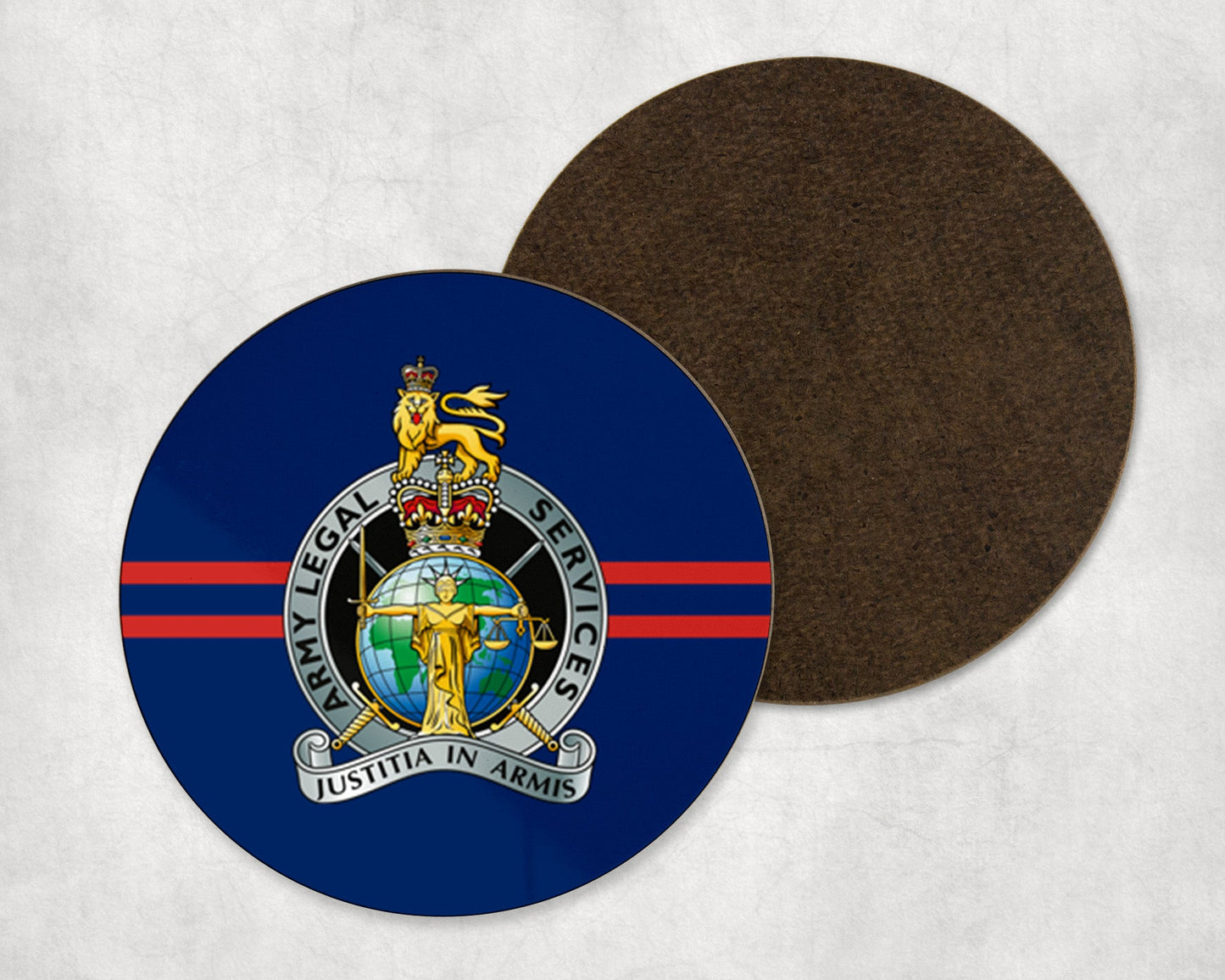 Army Legal Services - Round Coaster Set