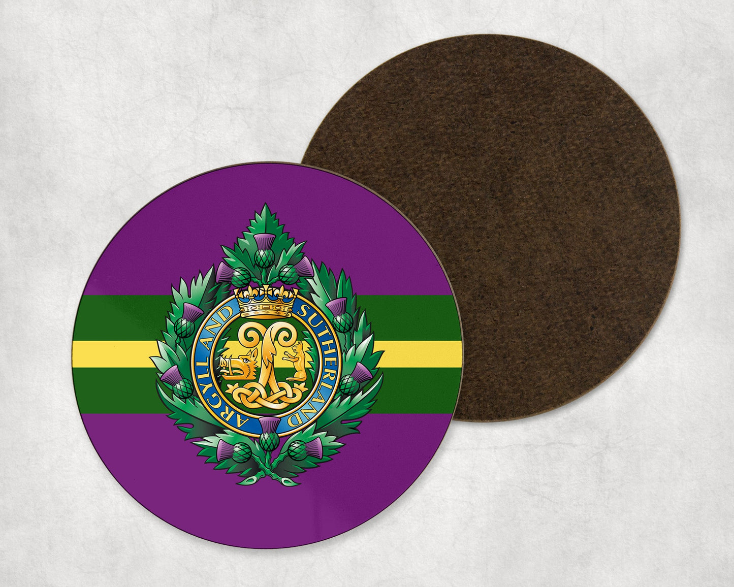 Argyll and Sutherland Highlanders - Round Coaster Set
