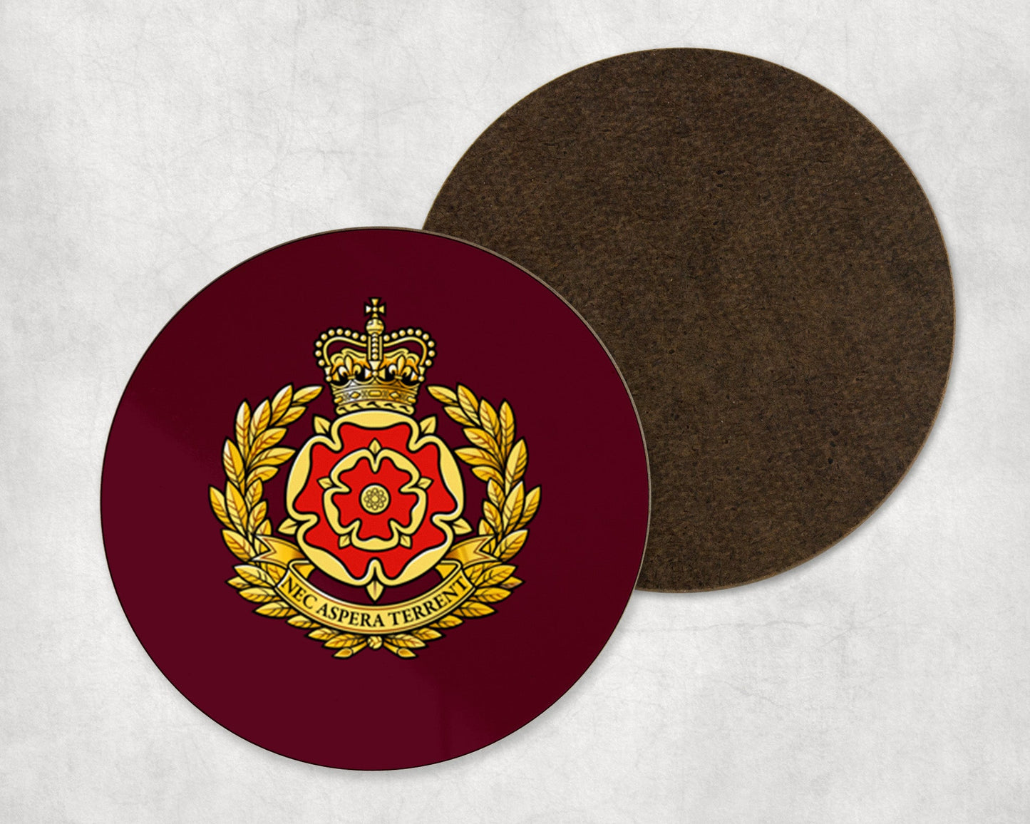 Duke of Lancaster Regiment - Round Coaster Set