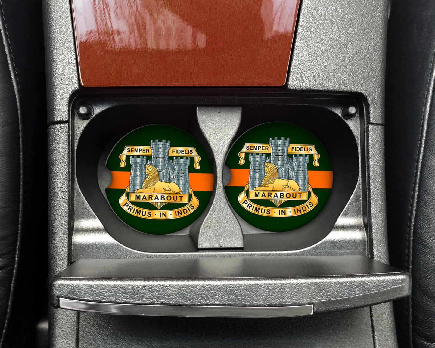 Devonshire & Dorset Regiment - Car Coaster