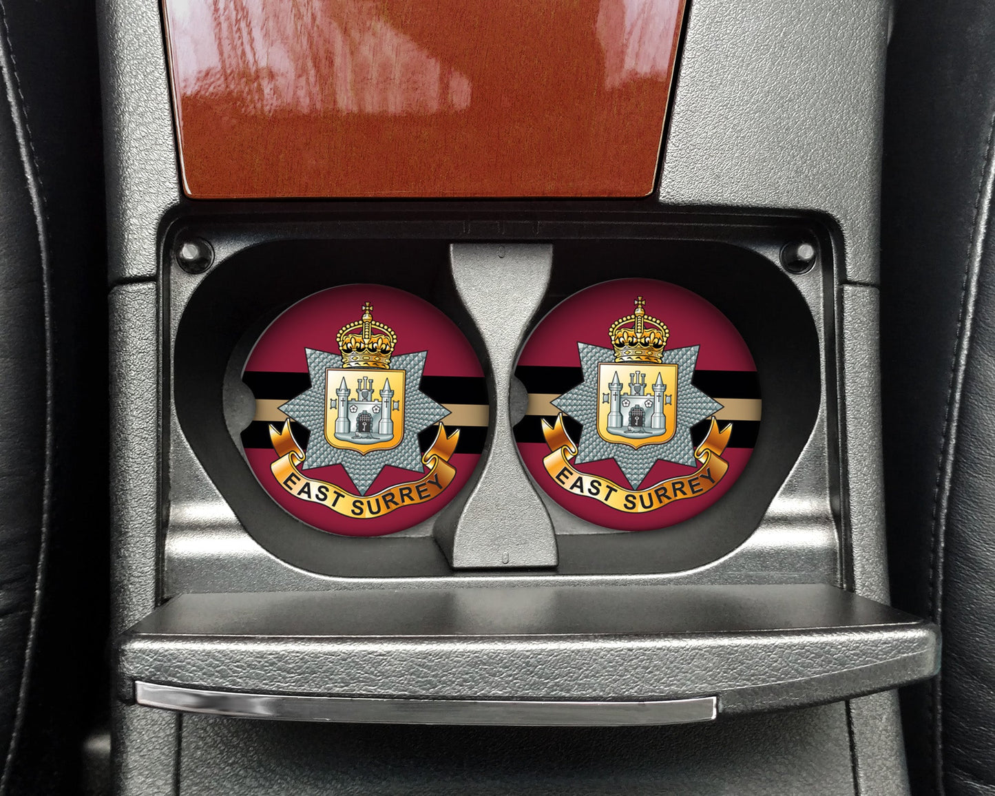 East Surrey Regiment - Car Coaster