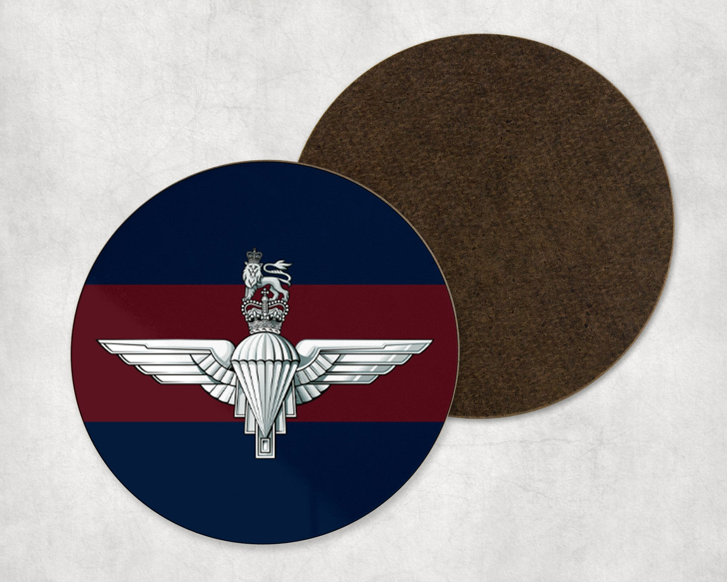 Guards Parachute Platoon - Round Coaster Set