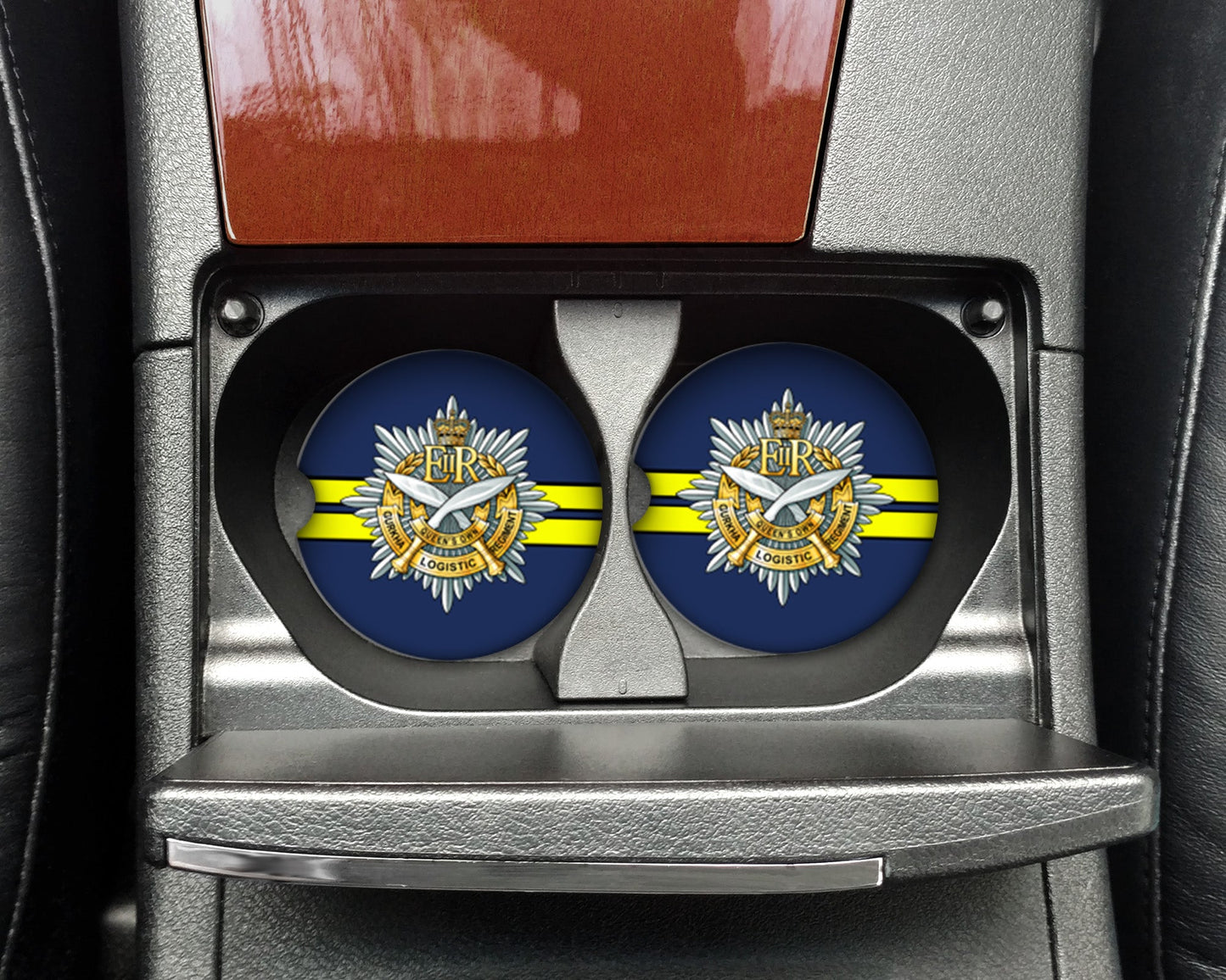 The Queen's Own Gurkha Logistic Regiment - Car Coaster