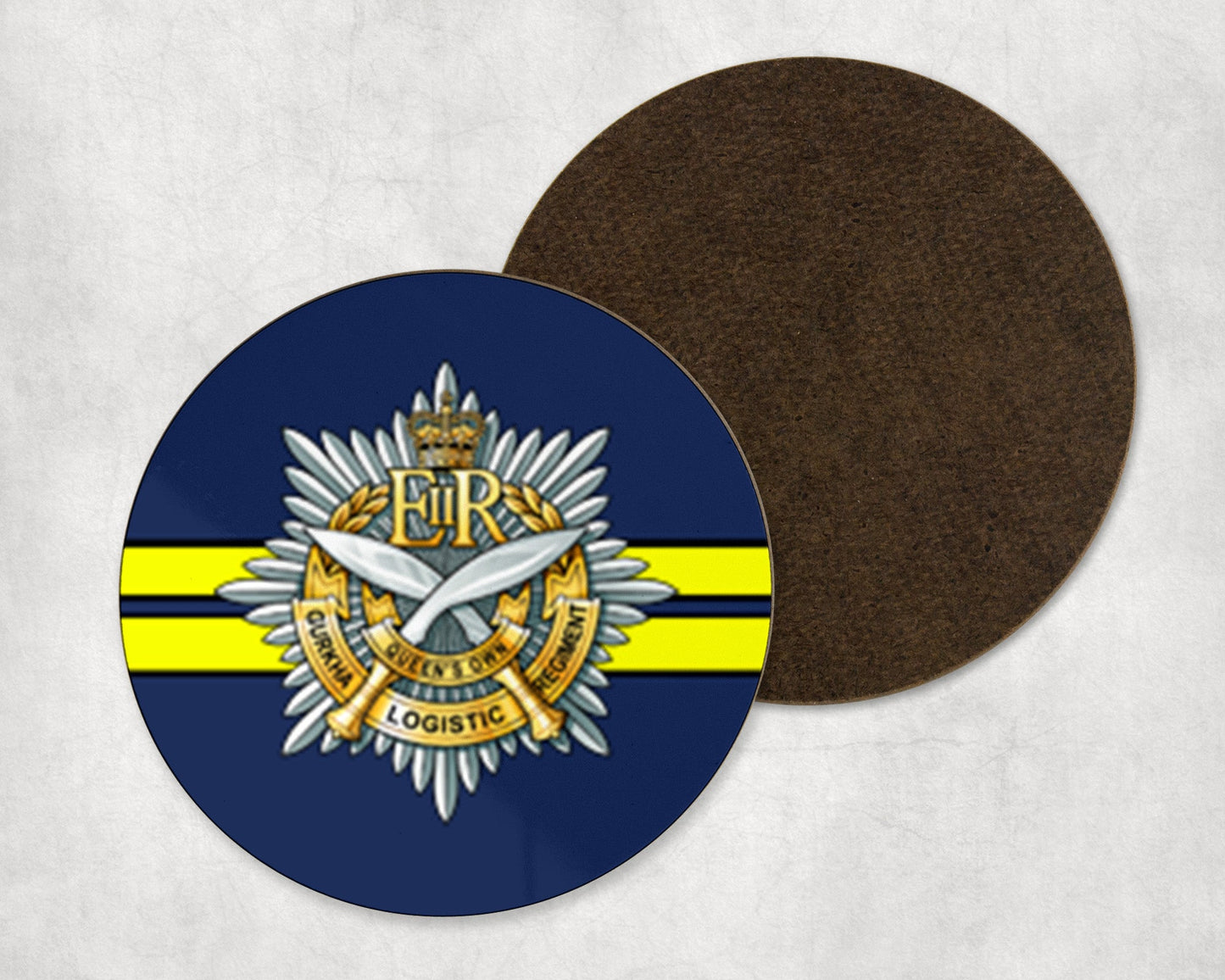 The Queen's Own Gurkha Logistic Regiment - Round Coaster Set