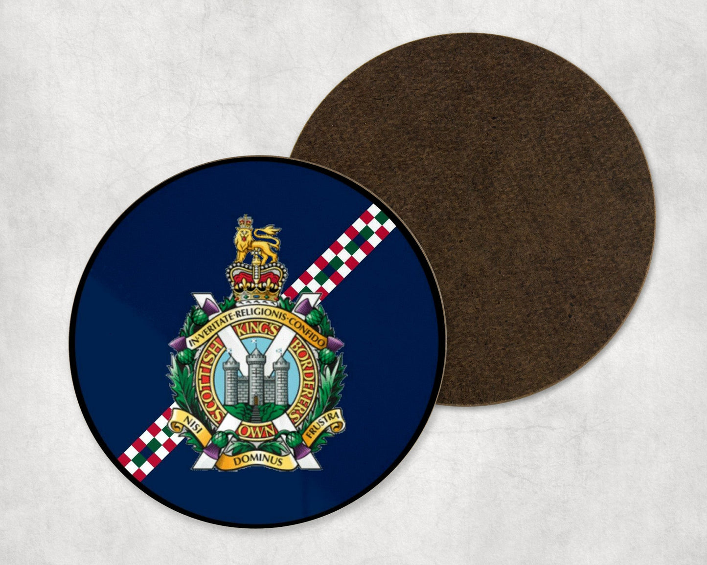 King's Own Scottish Borderers - Round Coaster Set