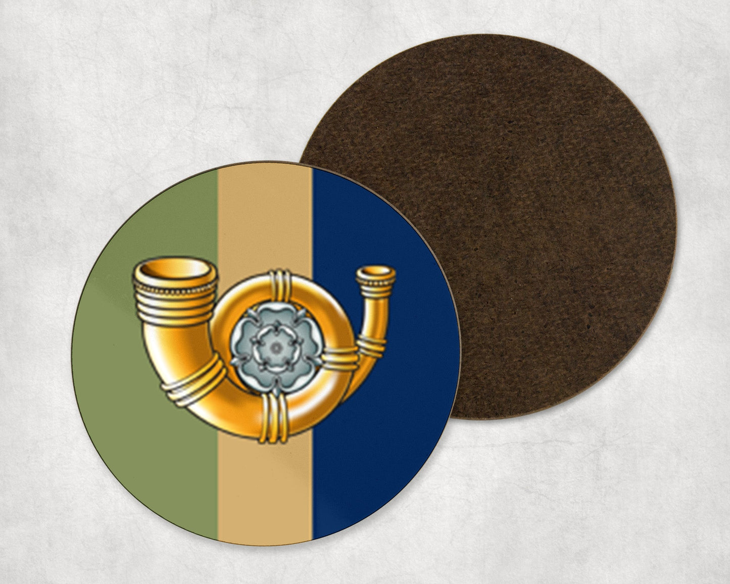 King's Own Yorkshire Light Infantry - Round Coaster Set