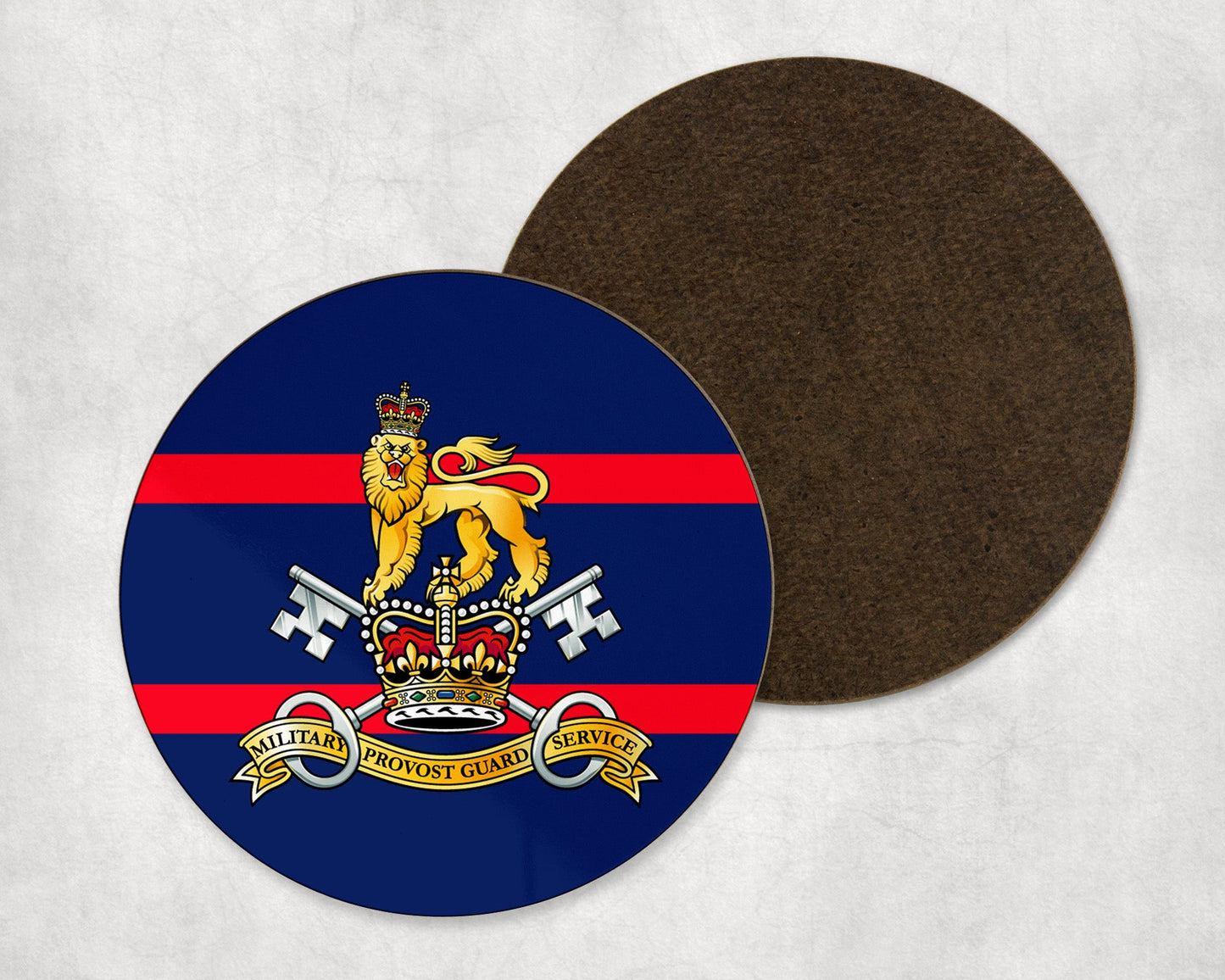 Military Provost Guard Service - Round Coaster Set