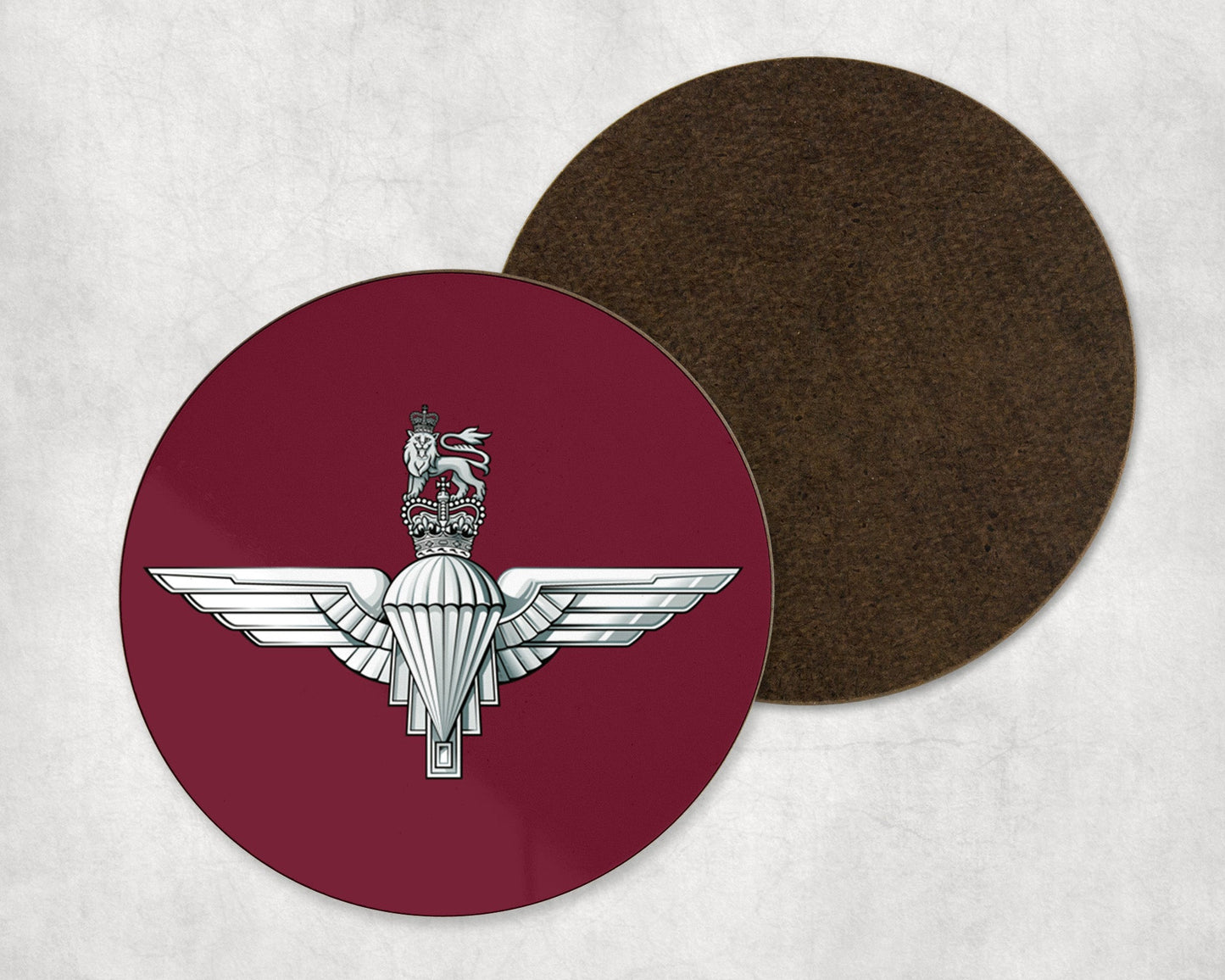 Parachute Regiment - Round Coaster Set