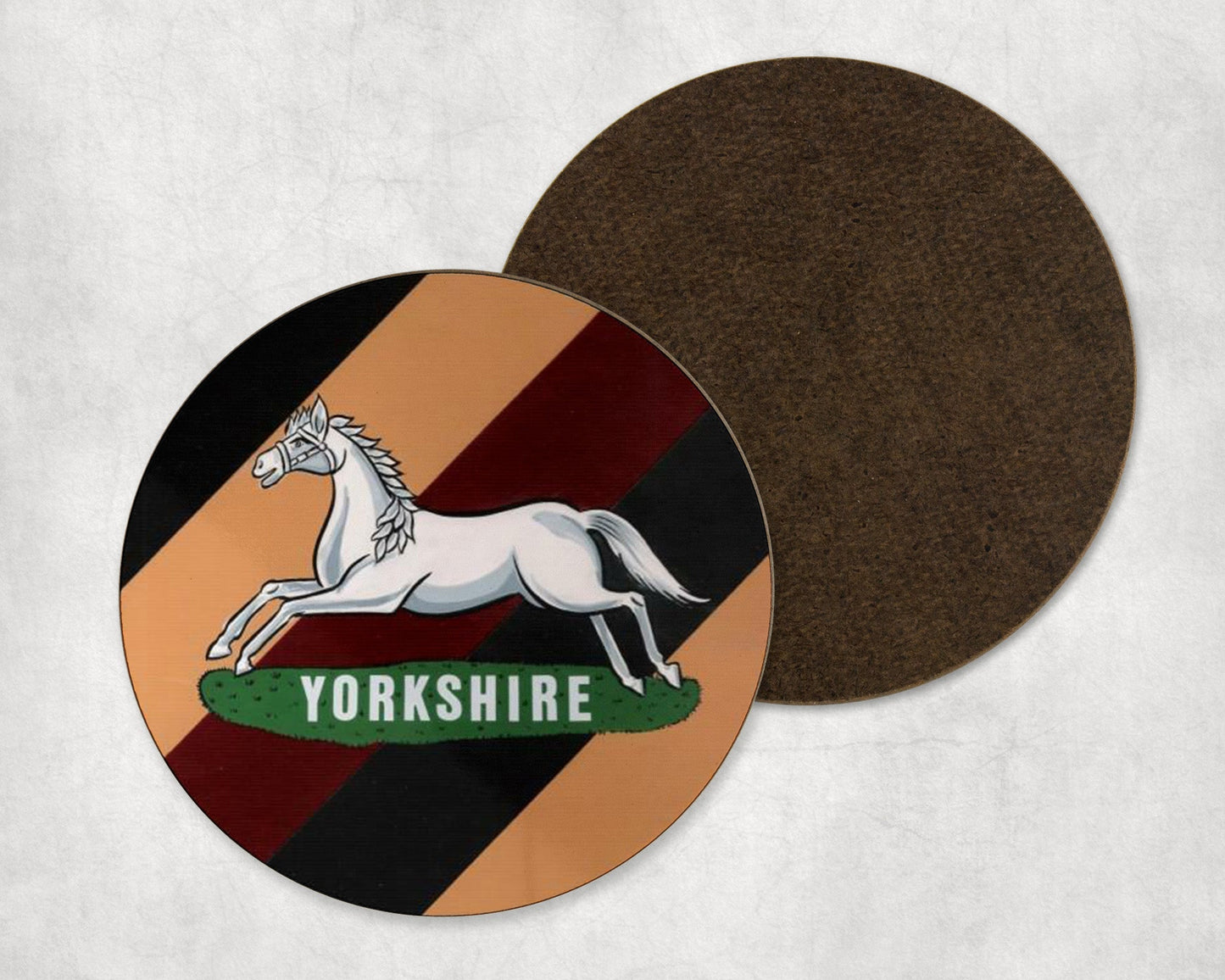 Prince of Wales's Own Regiment of Yorkshire - Round Coaster Set
