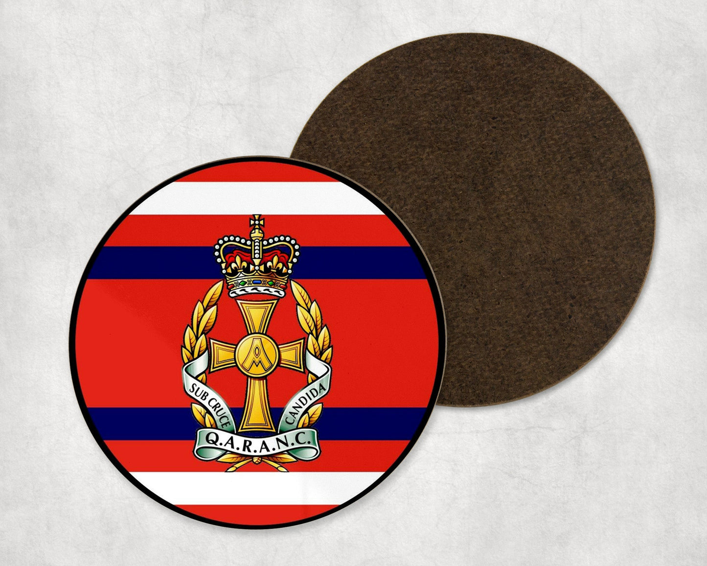 Queen Alexandra's Royal Army Nursing Corps - Round Coaster Set