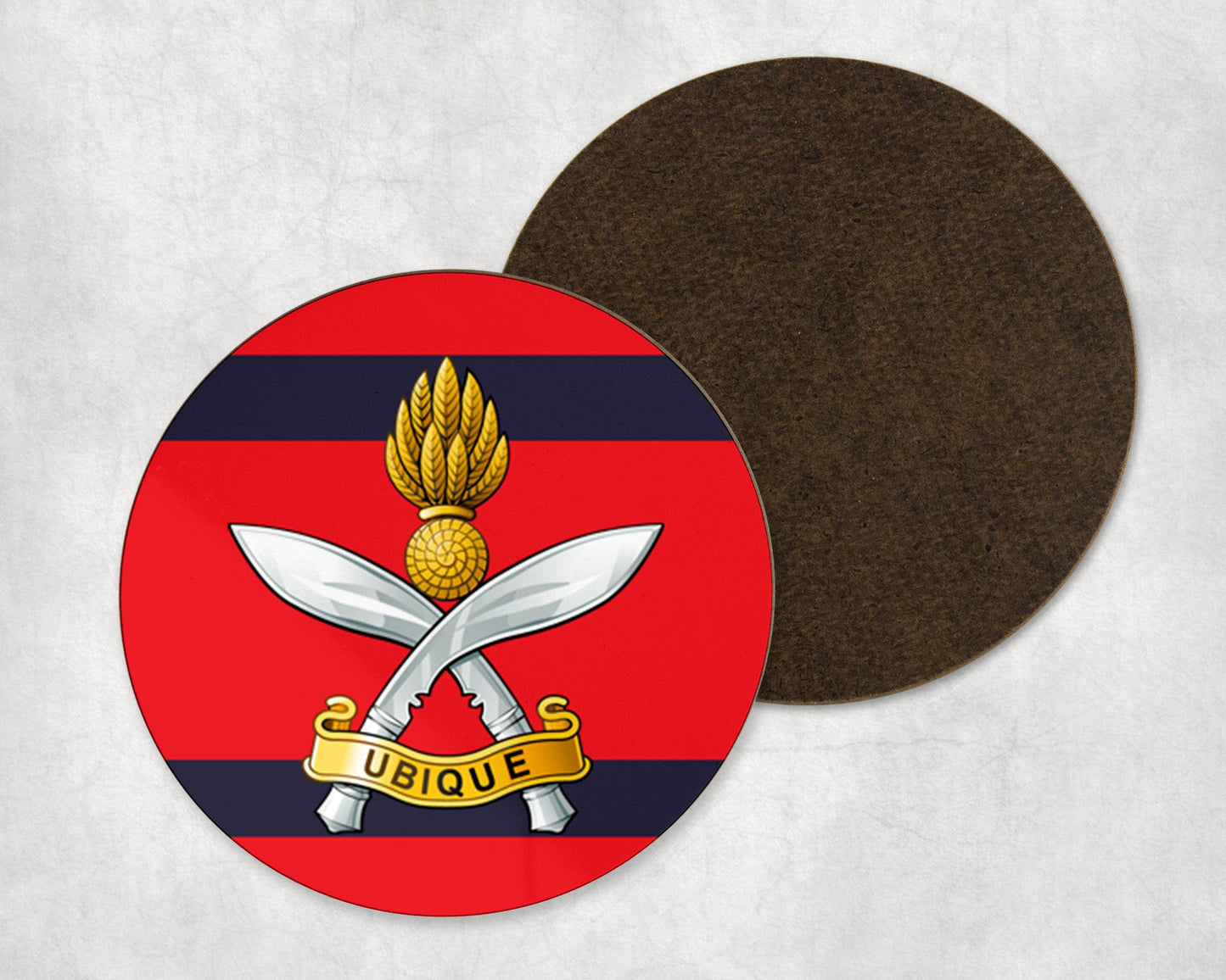 Queen's Gurkha Engineers - Round Coaster Set