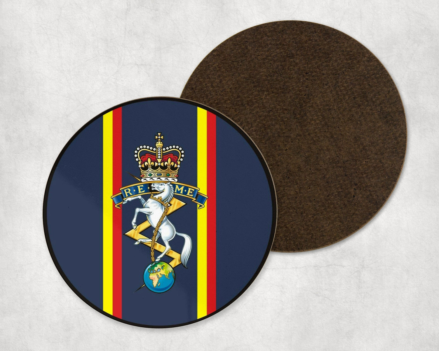 Royal Electrical and Mechanical Engineers - Round Coaster Set