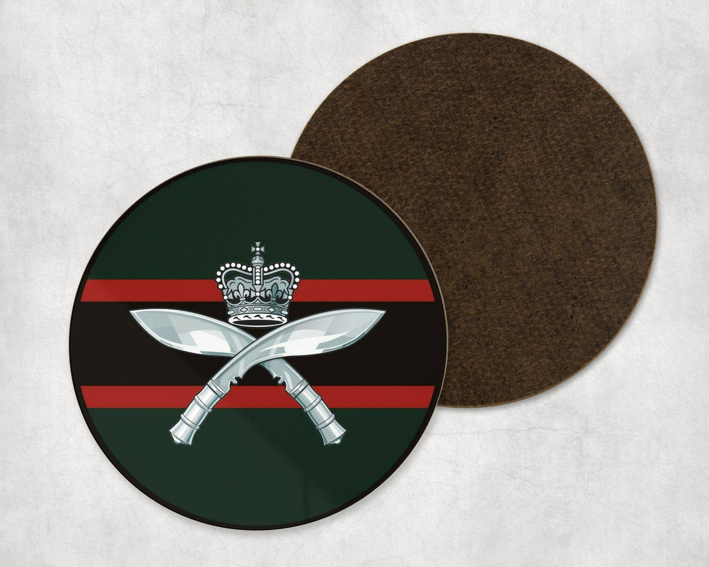 Royal Gurkha Rifles - Round Coaster Set