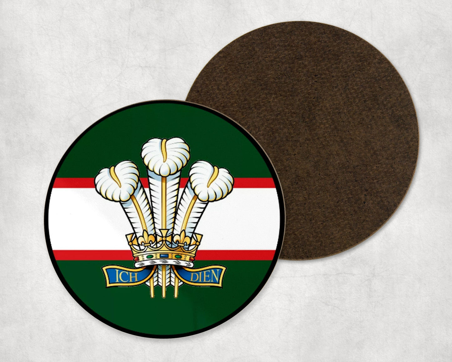 Royal Regiment of Wales - Round Coaster Set