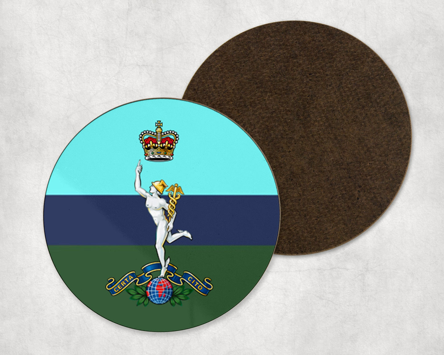 Royal Corps of Signals - Round Coaster Set