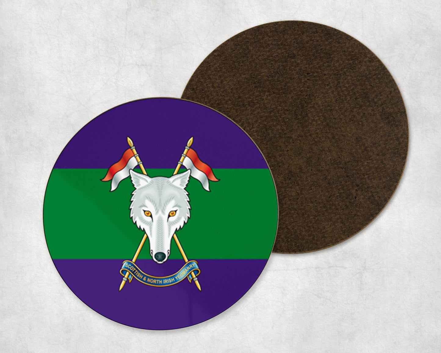 Scottish and North Irish Yeomanry - Round Coaster Set