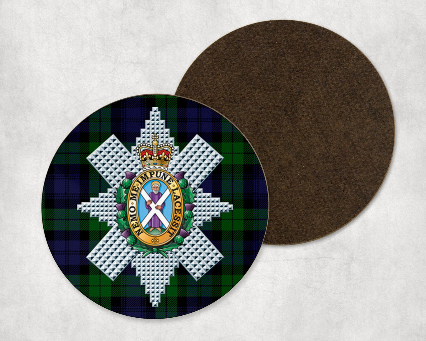 Black Watch - Round Coaster Set