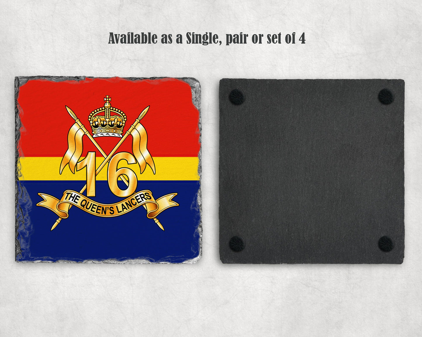 16th/5th The Queen's Royal Lancers - Slate Coaster