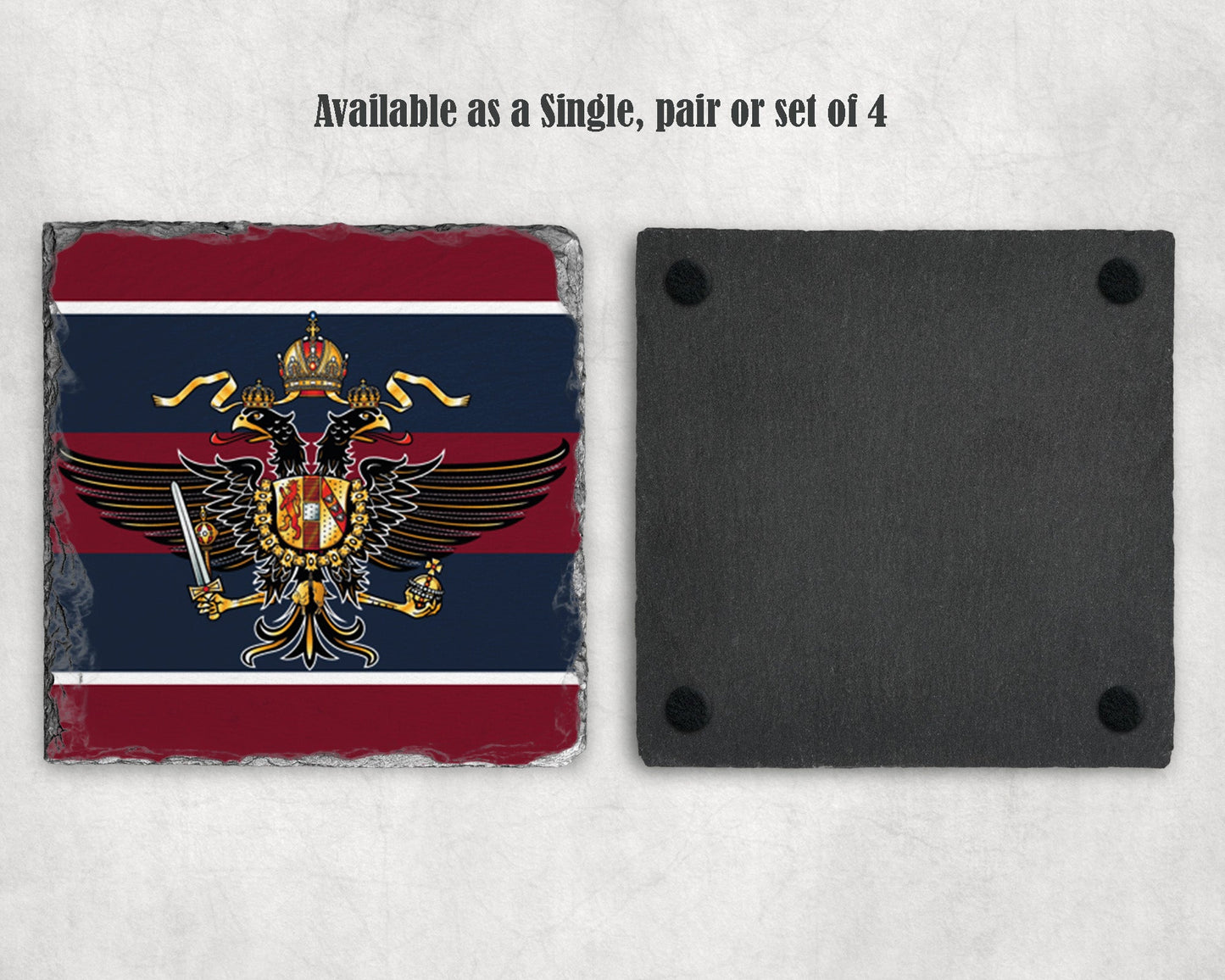 1st The Queen's Dragoon Guards - Slate Coaster