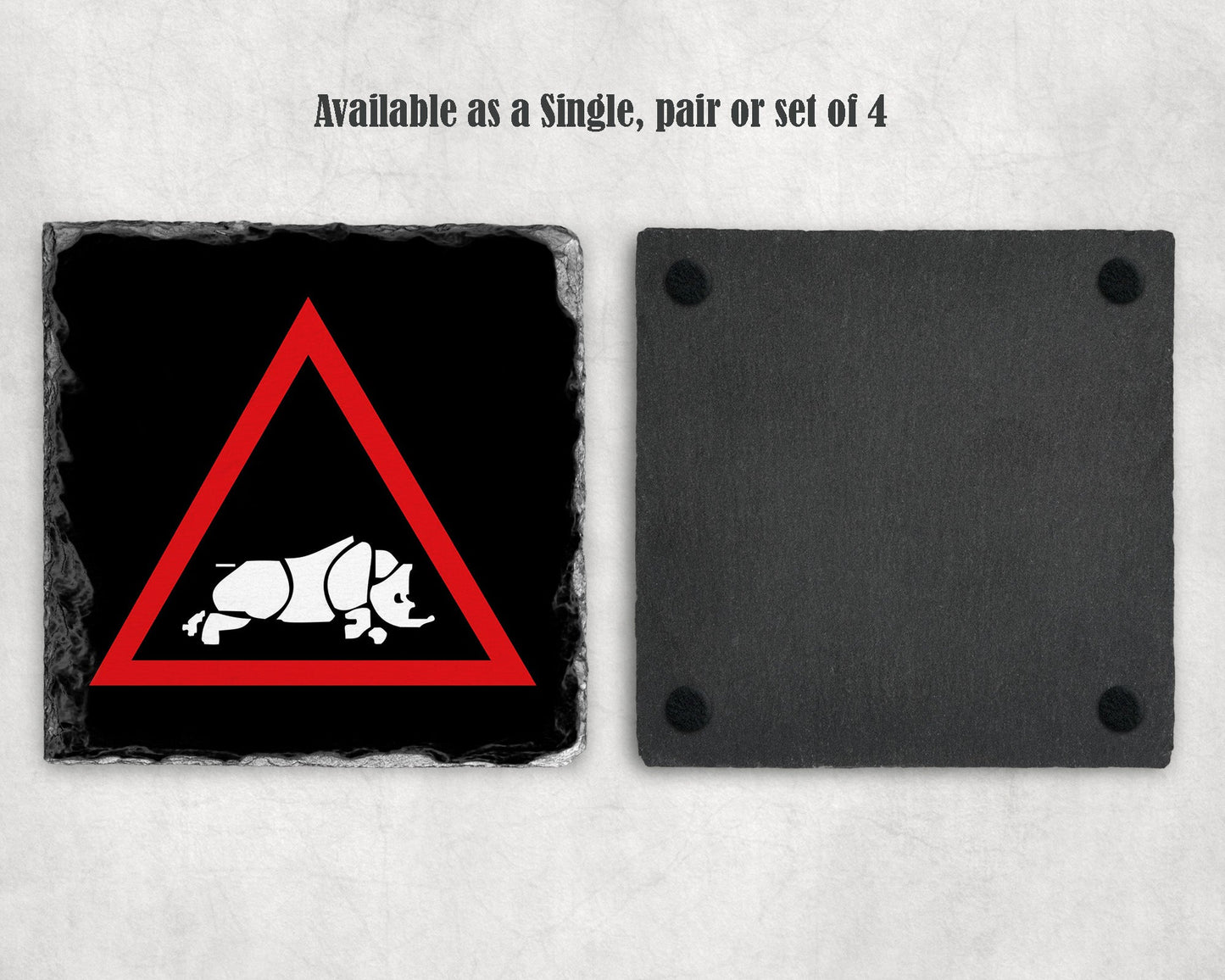 1st (United Kingdom) Division - Slate Coaster