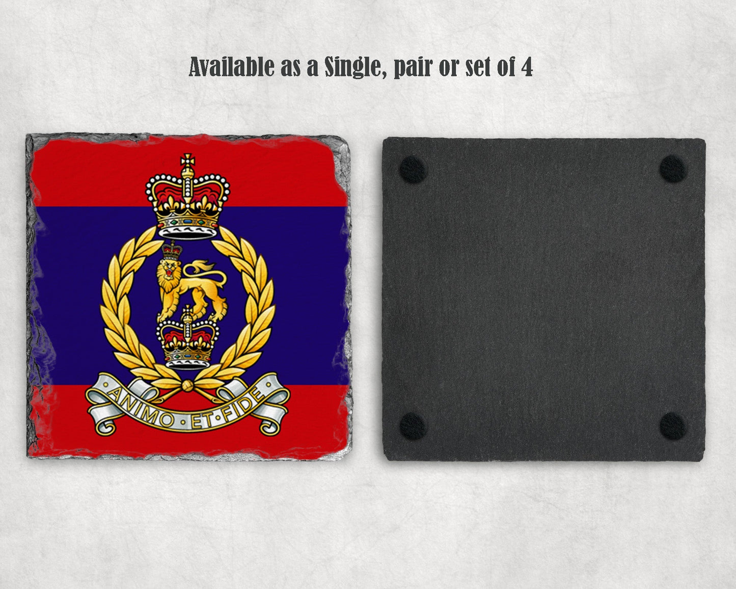 Adjutant General's Corps - Slate Coaster