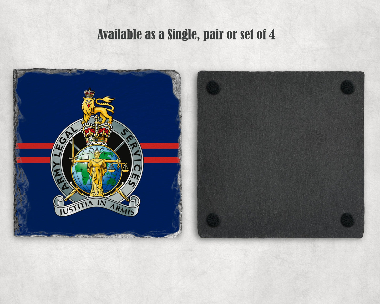 Army Legal Services - Slate Coaster