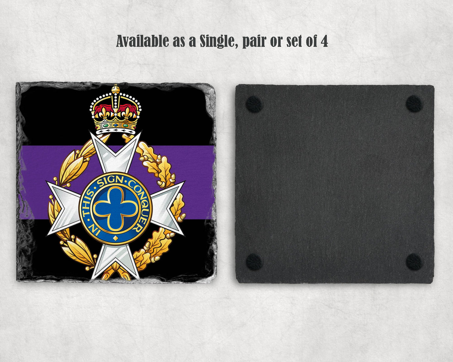 Royal Army Chaplains' Department KC - Slate Coaster