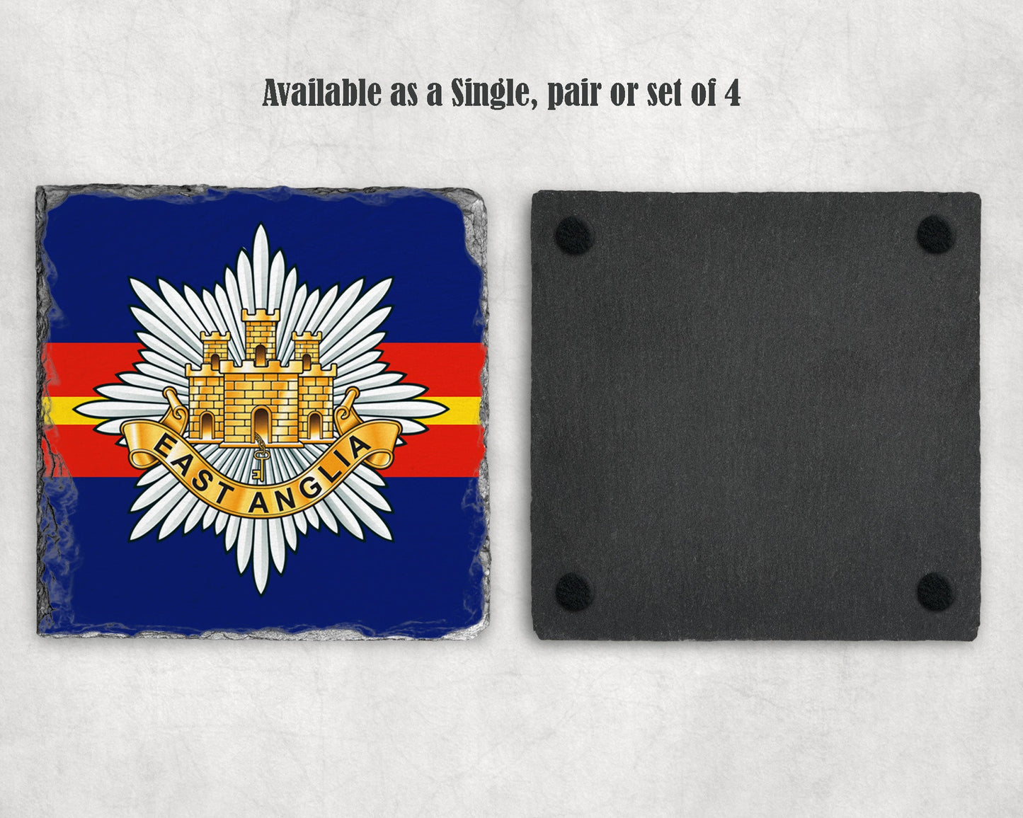 East Anglia RegimentÊ - Slate Coaster