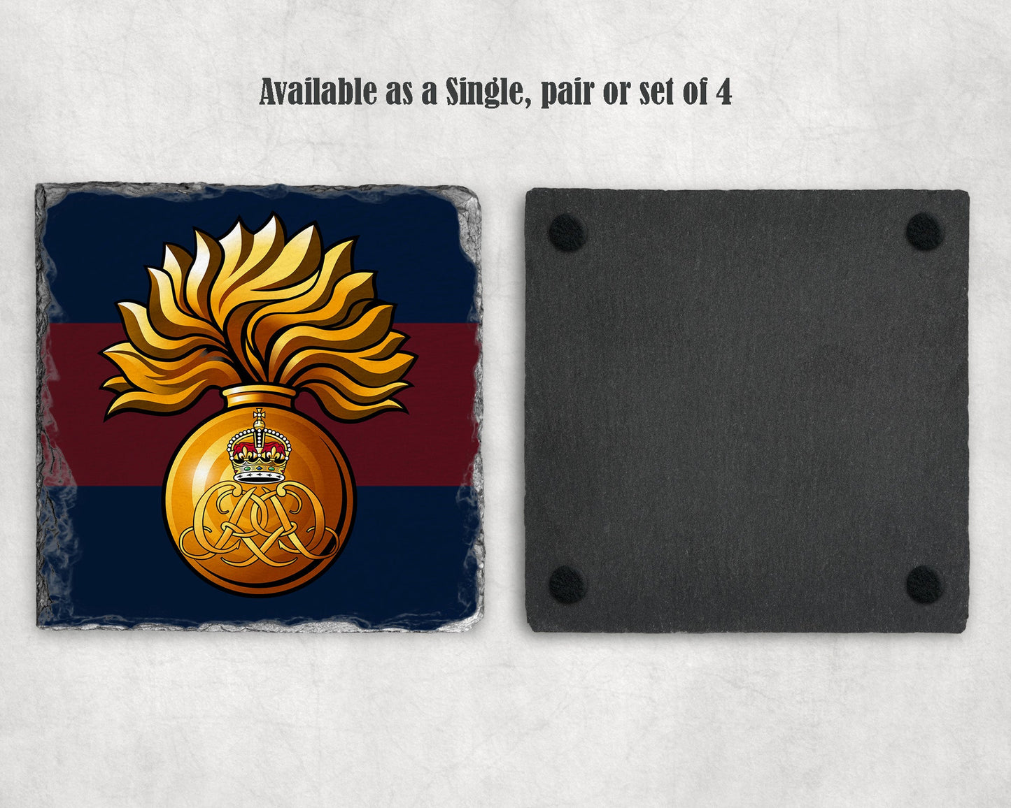 Welsh Guards - Slate Coaster