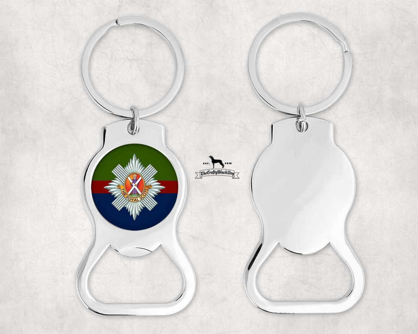 Royal Scots - Bottle Opener Keyring