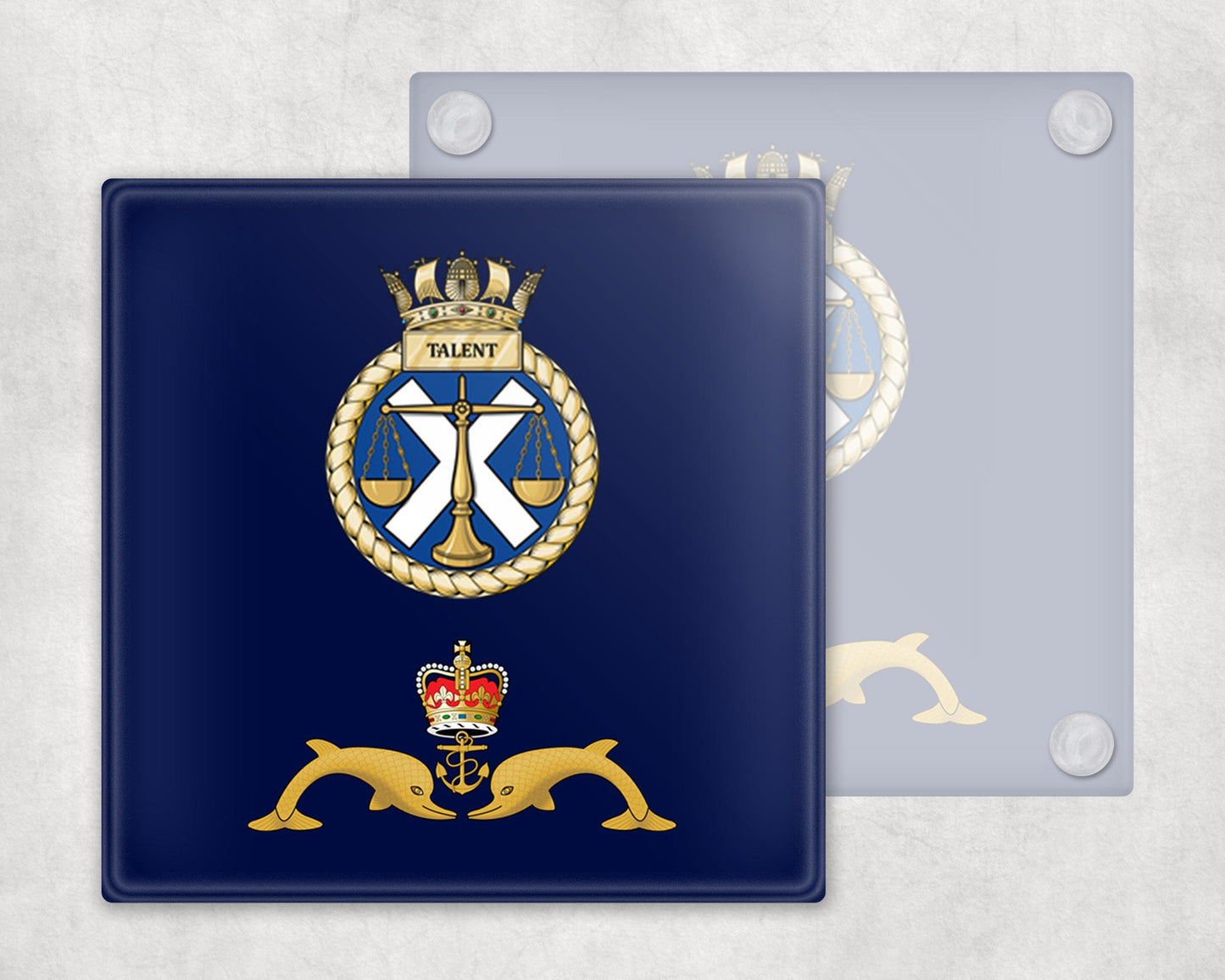 HMS Talent - Glass Coaster