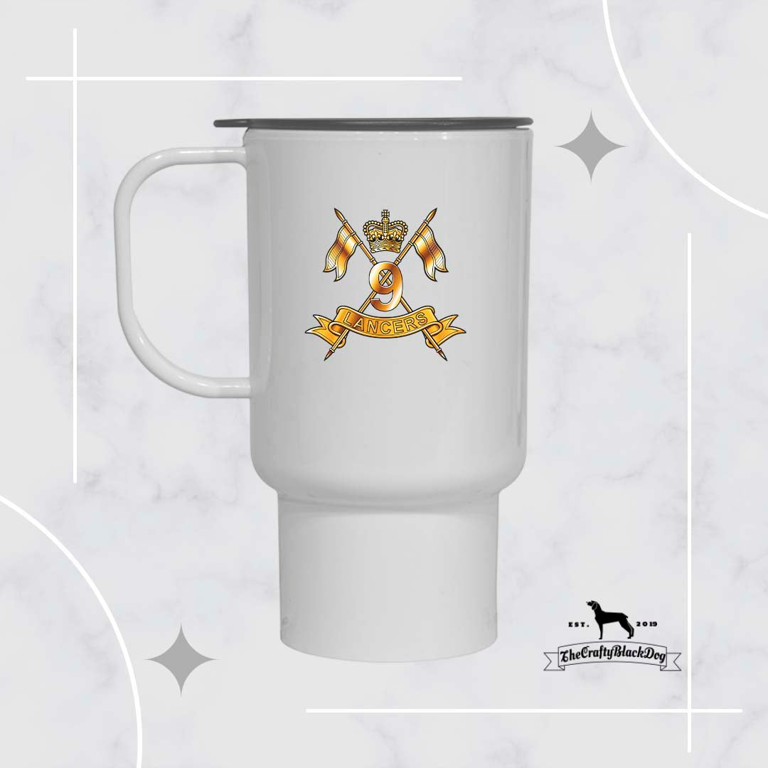 9th Queen's Royal Lancers - Travel Mug