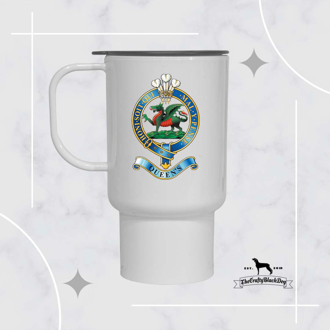 Queen's Regiment - Travel Mug