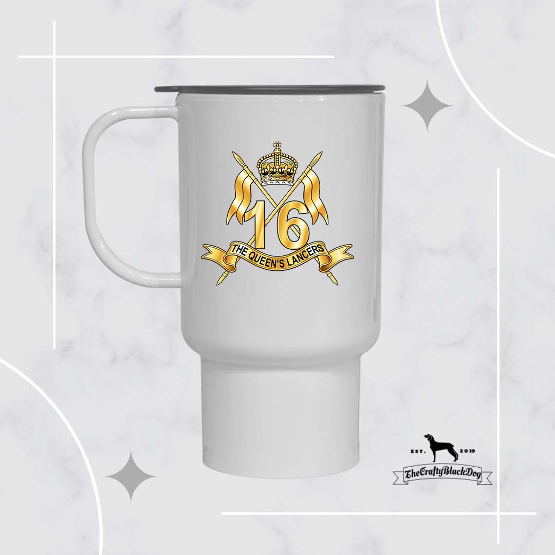 16th/5th The Queen's Royal Lancers - Travel Mug