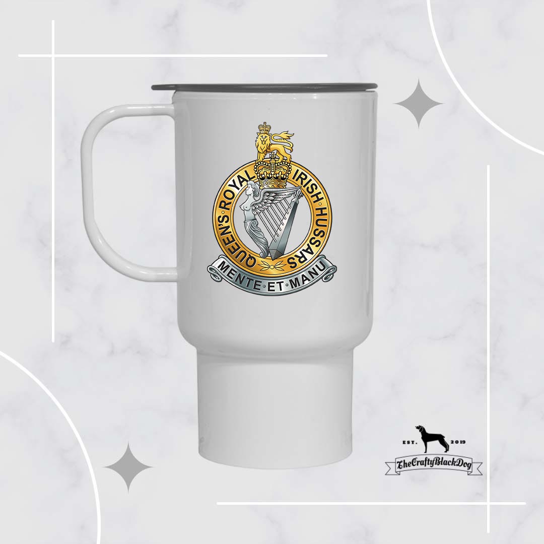 Queen's Royal Irish Hussars - Travel Mug