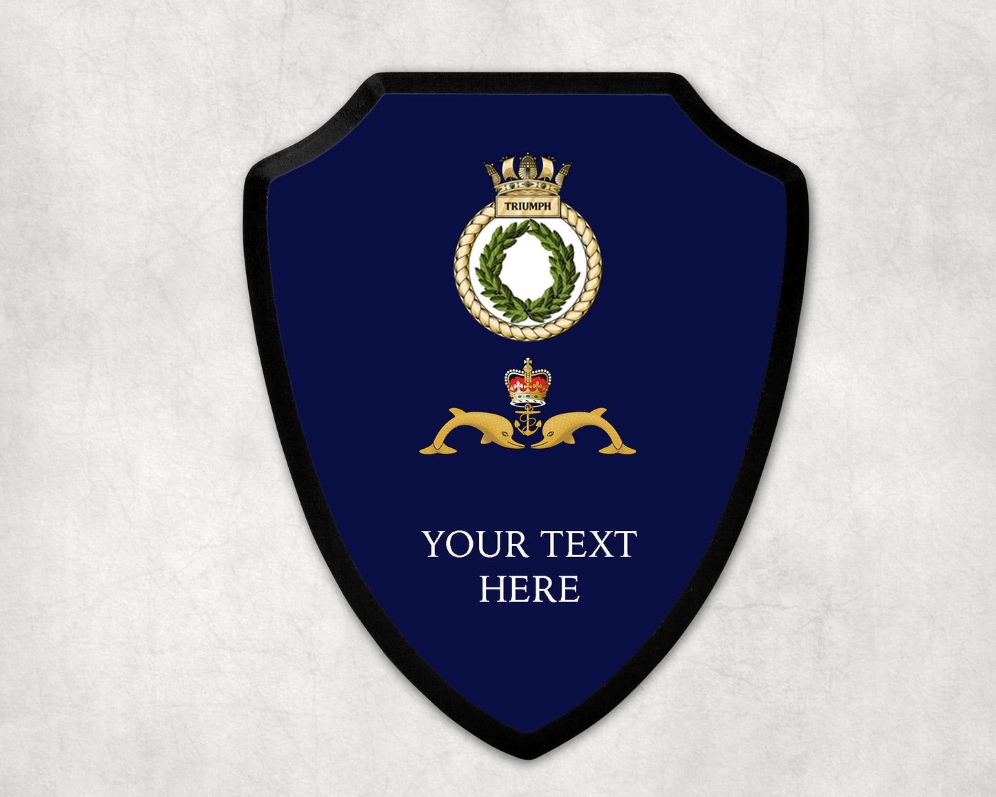HMS Triumph - Royal Navy Printed Wall Shield
