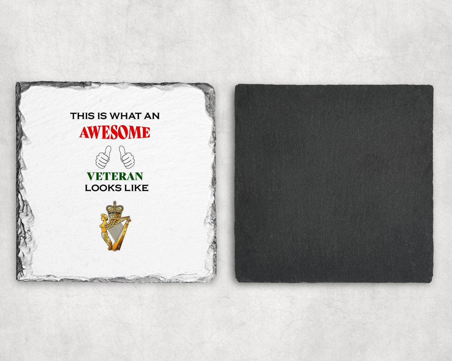Ulster Defence Regiment - Veteran - Slate Coaster