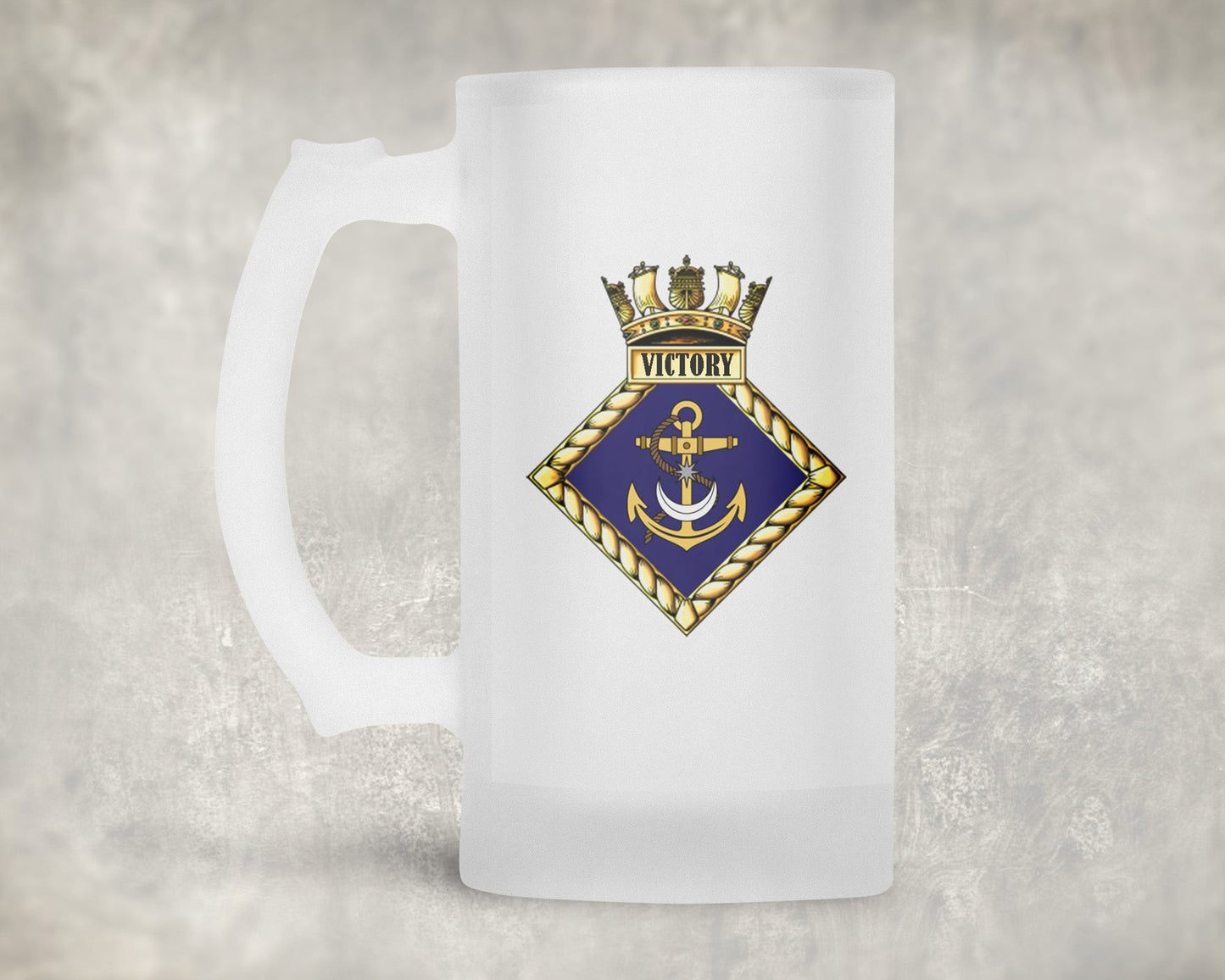 HMS Victory - Frosted Stein/Tankard/Beer Mug - Frosted Stein/Tankard/Beer Mug
