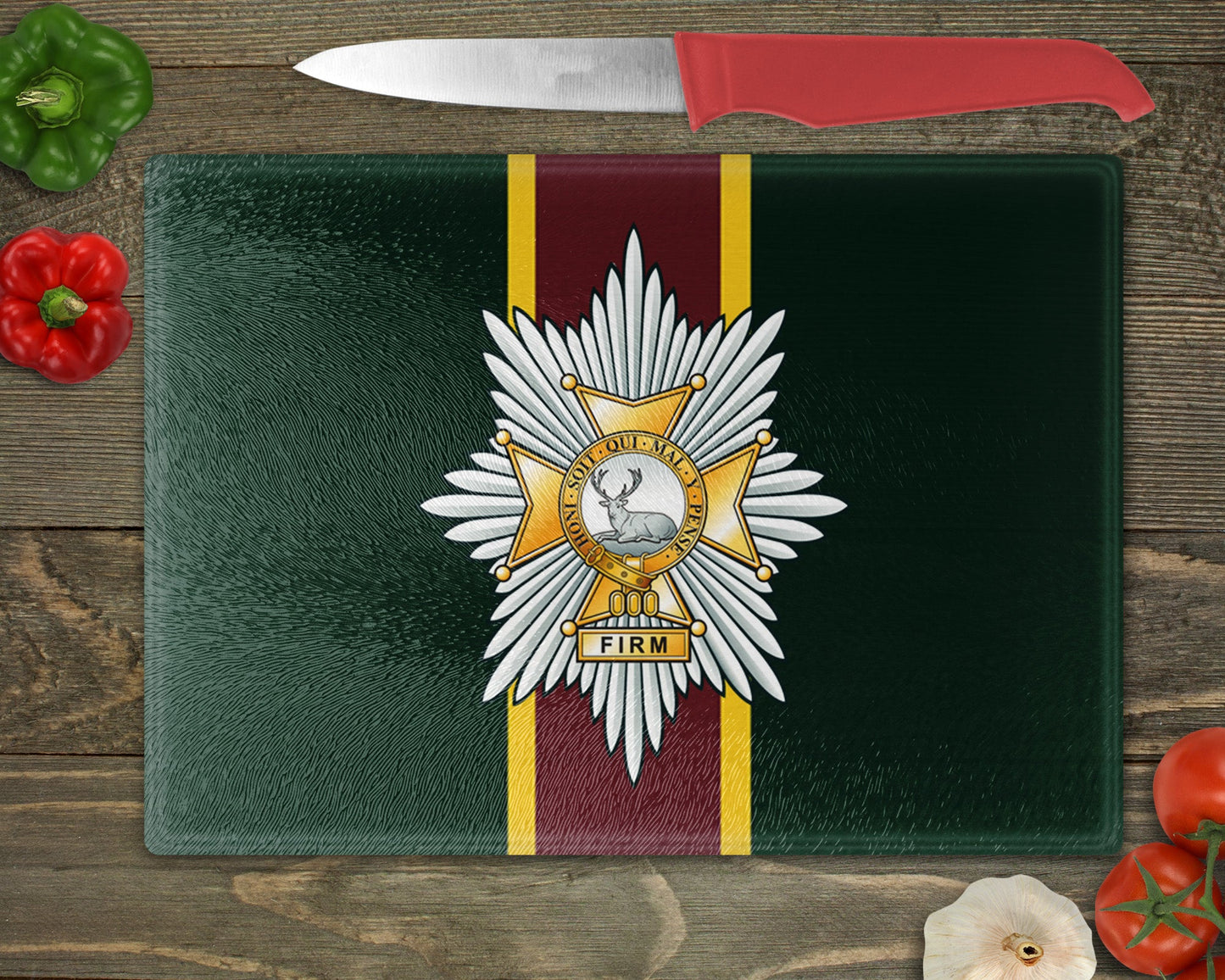 Worcestershire and Sherwood Foresters Regiment - Cutting Board