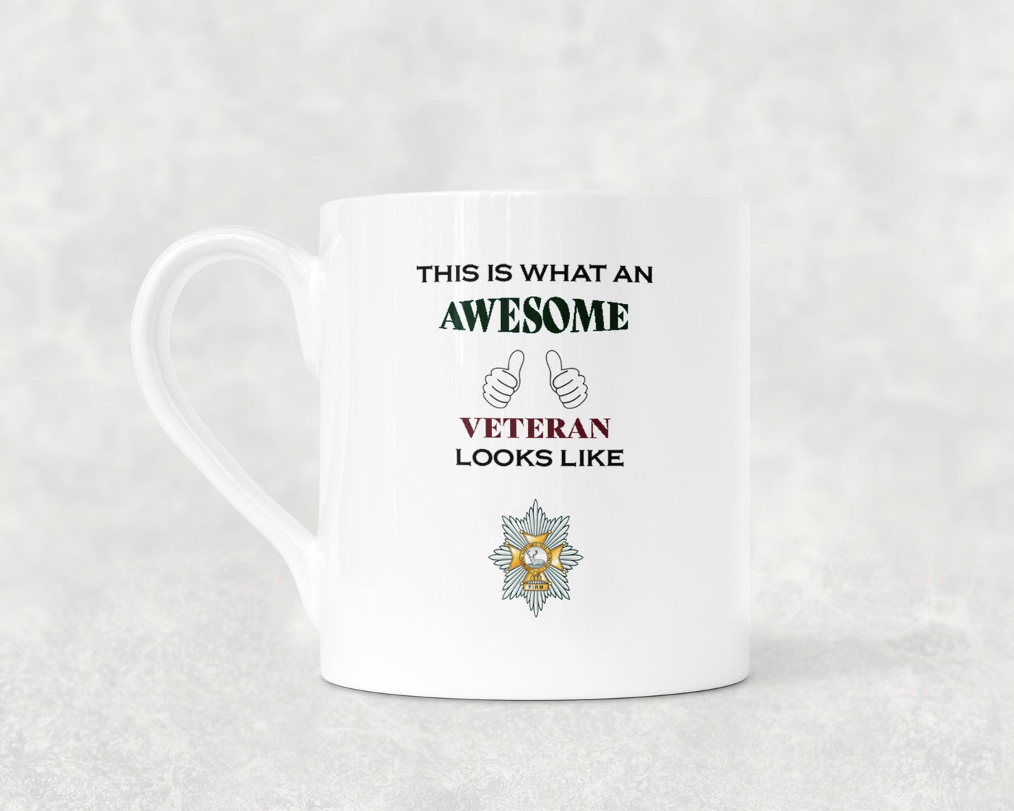 Worcestershire and Sherwood Foresters Regiment - Veteran - Bone China Mug