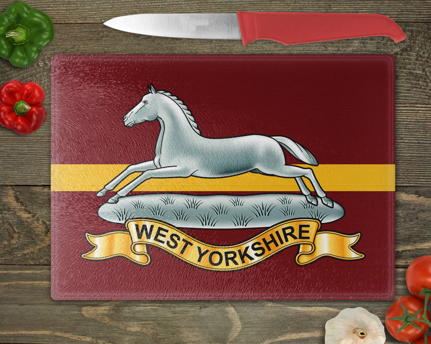 West Yorkshire Regiment - Cutting Board