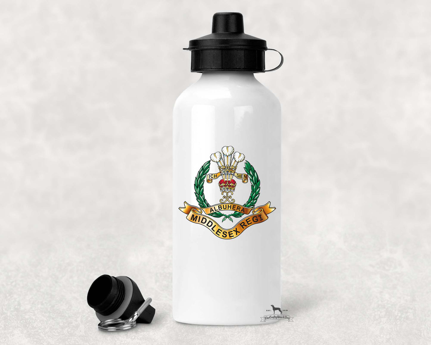 Middlesex Regiment - Aluminium Water Bottle