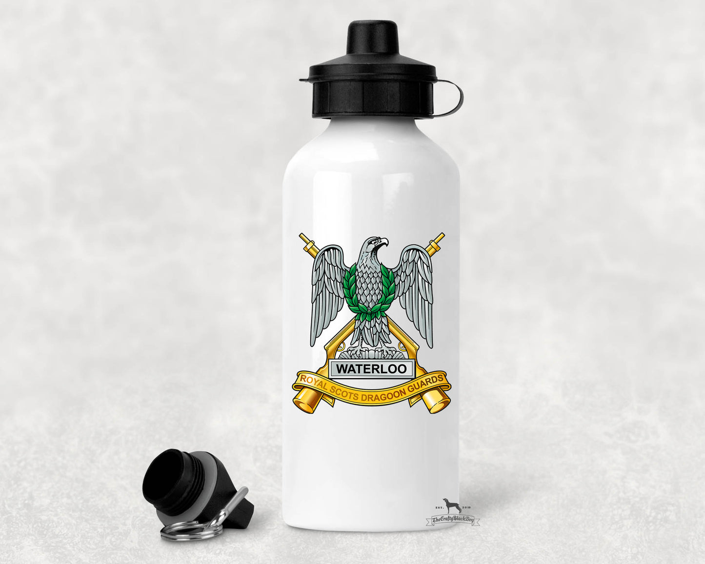 ROYAL SCOTS DRAGOON GUARDS - ALUMINIUM WATER BOTTLE