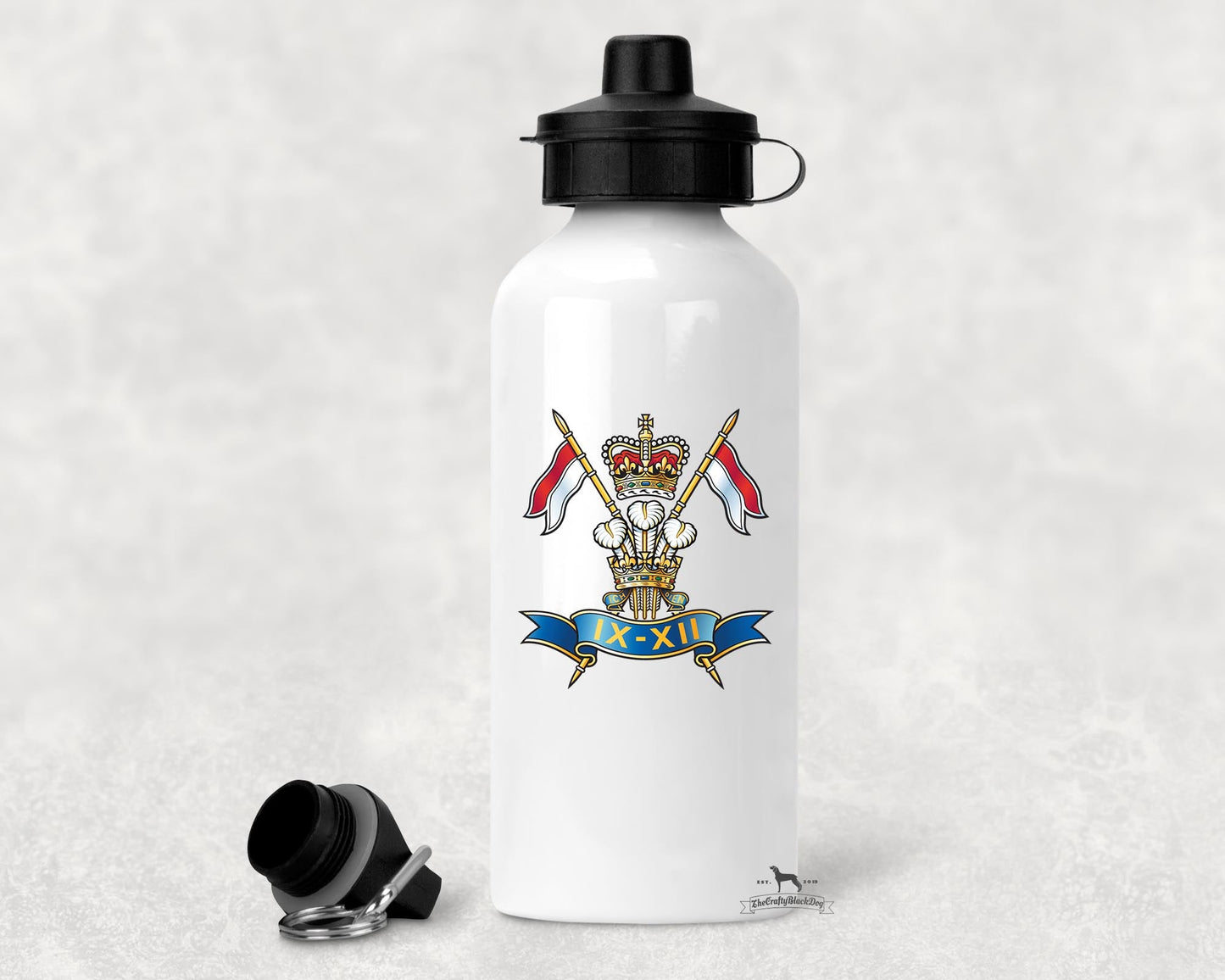 9th/12th Royal Lancers - Aluminium Water Bottle
